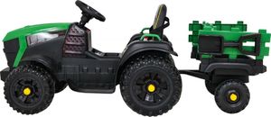 1life Traktor na akumulator Titanium Z Przyczepą Zielony 4