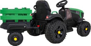 1life Traktor na akumulator Titanium Z Przyczepą Zielony 9
