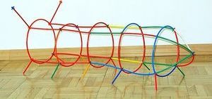 4M Klocki BAMP Konstrukcyjne Przestrzenne 1000 Elem. Słomki konstrukcyjne 1000 elementów Bamp 6