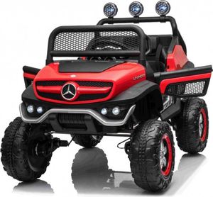 ADEL Pojazd Mercedes BENZ UNIMOG Czerwony 5