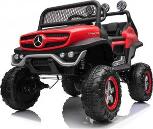 ADEL Pojazd Mercedes BENZ UNIMOG Czerwony 7