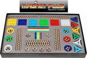 Alter Klocki Magnetyczne MAGNASTIX 560 + tablica ZA0111 MAGNASTIC 2