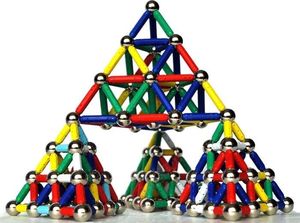 Alter Klocki Magnetyczne MAGNASTIX 560 + tablica ZA0111 MAGNASTIC 4