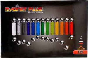 Alter Klocki Magnetyczne MAGNASTIX 560 + tablica ZA0111 MAGNASTIC 5