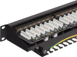NetRack Patch panel 19" 24-porty Kat. 6A FTP (104-19) 3
