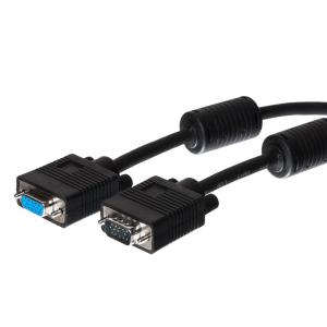 Kabel NetRack D-Sub (VGA) - D-Sub (VGA) 1.8m czarny (220-01) 1