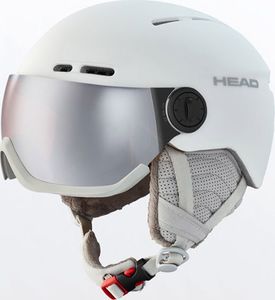 Head Kask z przyłbicą szybą HEAD Queen White 2021 1