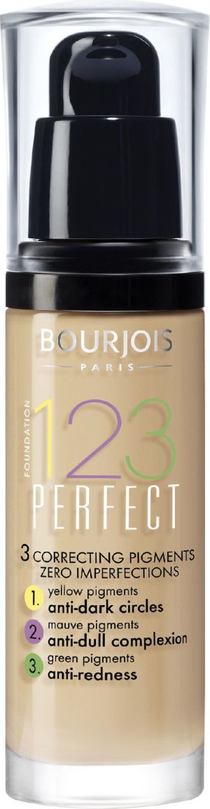 Bourjois Paris 123 Perfect Foundation 16 Hour 51 Light Vanilla 30ml 1