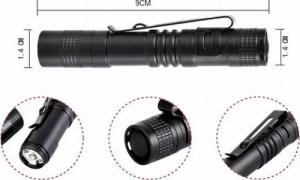 Latarka UnliBoom Latarka Kieszonkowa Led Jak Długopis Z Klipsem 300 2