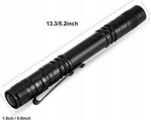 Latarka UnliBoom Latarka Kieszonkowa Led Jak Długopis Z Klipsem 300 9