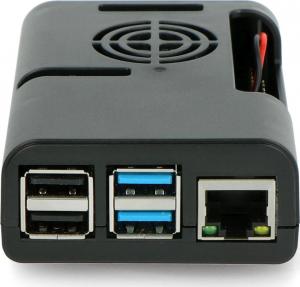 JustPi Obudowa z wentylatorem Raspberry Pi 4B (DNG-16791) 4