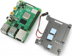 JustPi Obudowa z dwoma wentylatorami Raspberry Pi 4B  (LT-4B02) 8