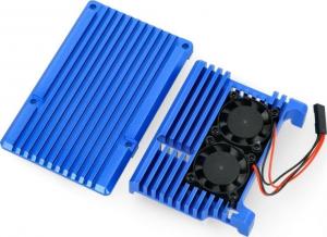 JustPi Obudowa z dwoma wentylatorami Raspberry Pi 4B (ODS-15888) 5