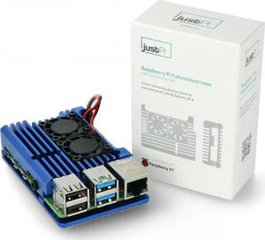 JustPi Obudowa z dwoma wentylatorami Raspberry Pi 4B (ODS-15888) 6