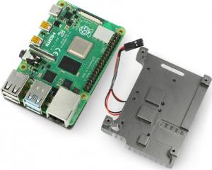 JustPi Obudowa z dwoma wentylatorami Raspberry Pi 4B (DNG-16012) 3