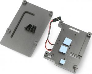 JustPi Obudowa z dwoma wentylatorami Raspberry Pi 4B (DNG-16012) 4