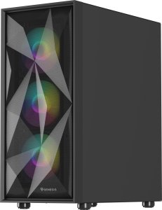 Obudowa Genesis Diaxid 605 ARGB czarna (NPC-2172) + Podkładka Genesis Boron 500 XXL RGB LOGO (NPG-2110) 24