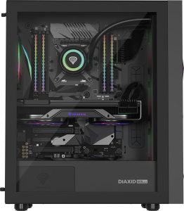 Obudowa Genesis Diaxid 605 ARGB czarna (NPC-2172) + Podkładka Genesis Boron 500 XXL RGB LOGO (NPG-2110) 6