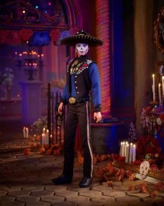Lalka Barbie Mattel kolekcjonerska Dia De Muertos 2022 HBY09 + Signature DIA DE MUERTOS 2022 ken HBY10 13