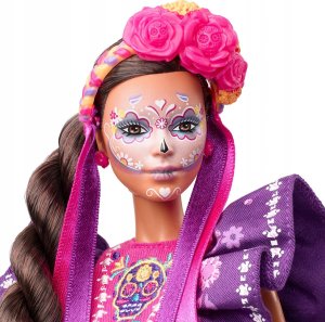Lalka Barbie Mattel kolekcjonerska Dia De Muertos 2022 HBY09 + Signature DIA DE MUERTOS 2022 ken HBY10 3