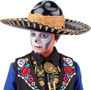 Lalka Barbie Mattel kolekcjonerska Dia De Muertos 2022 HBY09 + Signature DIA DE MUERTOS 2022 ken HBY10 9
