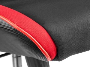 Biurko Genesis Holm 200 RGB Czarne 113 cmx60 cm + Nitro 770 Czarno-czerwony (NFG-0751) 10