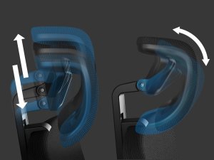 Biurko Genesis Holm 300 RGB Czarne 120 cmx60 cm + ASTAT 200 G2 Czarny (NFG-1943) 25