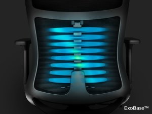 Biurko Genesis Holm 300 RGB Czarne 120 cmx60 cm + ASTAT 200 G2 Czarny (NFG-1943) 26