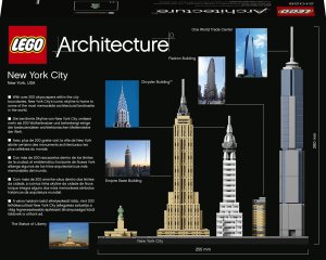 LEGO Architecture Nowy Jork (21028) + piórnik Lego 10