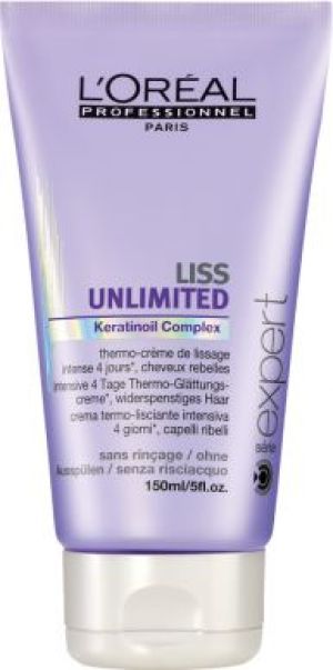 L’Oreal Paris Expert Liss Unlimited Smoothing Cream Krem termiczny do włosów 150ml 1