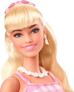 Mattel Dreamhouse Dom Marzeń (2023) (HMX10) + lalka Margot Robbie jako Barbie (różowa sukienka) HPJ96 14