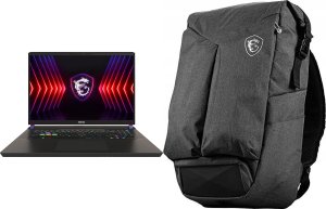 Laptop MSI Laptop MSI Vector 17 HX A13VIG-833PL i9-13980HX / 32 GB / 1 TB / W11 / RTX 4090 / 240 Hz + Plecak MSI Air Rucksack 16" 1