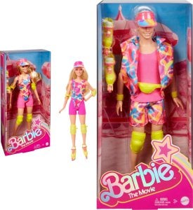 Lalka Barbie Barbie Signature Margot Robbie na rolkach (HRB04) + Ryan Gosling jako Ken na rolkach (HRF28) 1