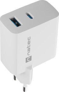 Ładowarka Natec Ładowarka Natec Ribera 1x USB-A 1x USB-C 3.25 A (NUC-2144) + Kabel USB-C 2m 6