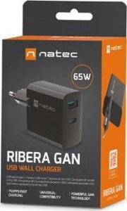 Ładowarka Natec Ładowarka Natec Ribera 1x USB-A 1x USB-C 3.25 A (NUC-2145) + Kabel USB-C 2m 10