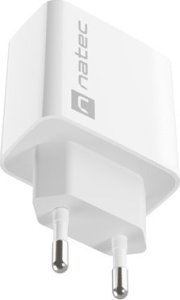 Ładowarka Natec Ribera 1x USB-A 1x USB-C 3 A (NUC-2061) + Kabel USB-A - Lightning 1 m Biały 3