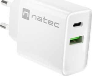 Ładowarka Natec Ribera 1x USB-A 1x USB-C 3 A (NUC-2061) + Kabel USB-A - Lightning 1 m Biały 6