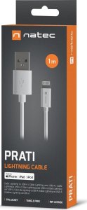 Ładowarka Natec Ribera 1x USB-A 1x USB-C 3 A (NUC-2061) + Kabel USB-A - Lightning 1 m Biały 10