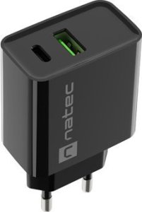 Ładowarka Natec Ribera 1x USB-A 1x USB-C 3 A (NUC-2062) + Kabel USB-C - Lightning 1 m Biały 2