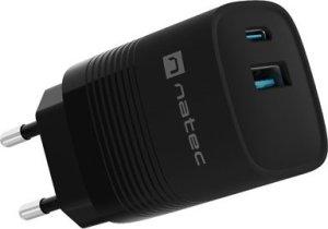 Ładowarka Natec Ribera 1x USB-A 1x USB-C 3 A (NUC-2141) + Kabel USB-C - USB-C 1 m Czarny 9