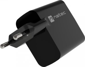 Ładowarka Natec Ribera 1x USB-A 1x USB-C 3 A (NUC-2143) + Kabel USB-C - USB-C 1 m Czarny 4