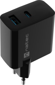 Ładowarka Natec Ribera 1x USB-A 1x USB-C 3 A (NUC-2143) + Kabel USB-C - USB-C 1 m Czarny 6