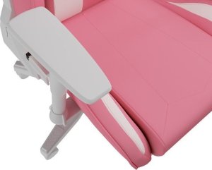 Fotel Genesis Nitro 710 różowo-biały (NFG-1929) + Biurko Holm 320 RGB Białe 120cm x 60cm 5