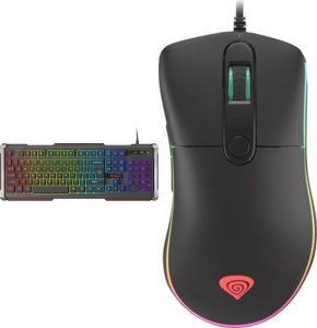 Klawiatura Genesis Rhod 400 RGB  (NKG-0993) + Mysz Krypton 510 1