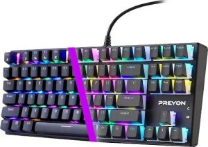 Klawiatura PREYON Brown Blitz Claw (PBRBC87B) + Mysz Preyon Falcon Gaming (PFG27B) 8