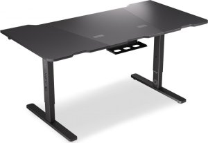 Fotel Endorfy Fotel Endorfy Meta BK czarny (EY8A005) + Biurko Atlas L Czarne 150cm x 78cm 16