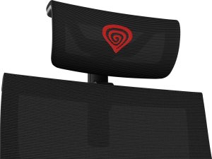 Fotel Genesis ASTAT 200 G2 Czarny (NFG-1943) + Biurko Holm 200 RGB Czarne 113cm x 60cm 11