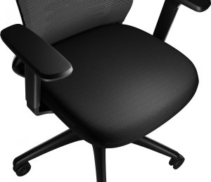 Fotel Genesis ASTAT 200 G2 Czarny (NFG-1943) + Biurko Holm 200 RGB Czarne 113cm x 60cm 13