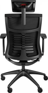 Fotel Genesis ASTAT 200 G2 Czarny (NFG-1943) + Biurko Holm 200 RGB Czarne 113cm x 60cm 10