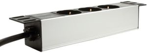 LogiLink Listwa zasilająca PDU 19" 1U 3x Schuko (PDU3B01) 4
